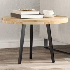vidaXL Table Top Round Ø60x4 cm Solid Wood Acacia 1