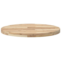 vidaXL Table Top Round Ø70x4 cm Solid Wood Acacia 4