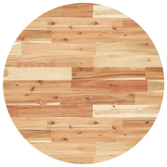 vidaXL Table Top Round Ø70x2 cm Solid Wood Acacia 2