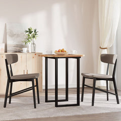 vidaXL Table Top Round Ø70x2 cm Solid Wood Acacia 3