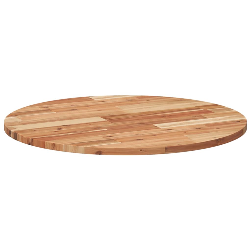 vidaXL Table Top Round Ø70x2 cm Solid Wood Acacia 5