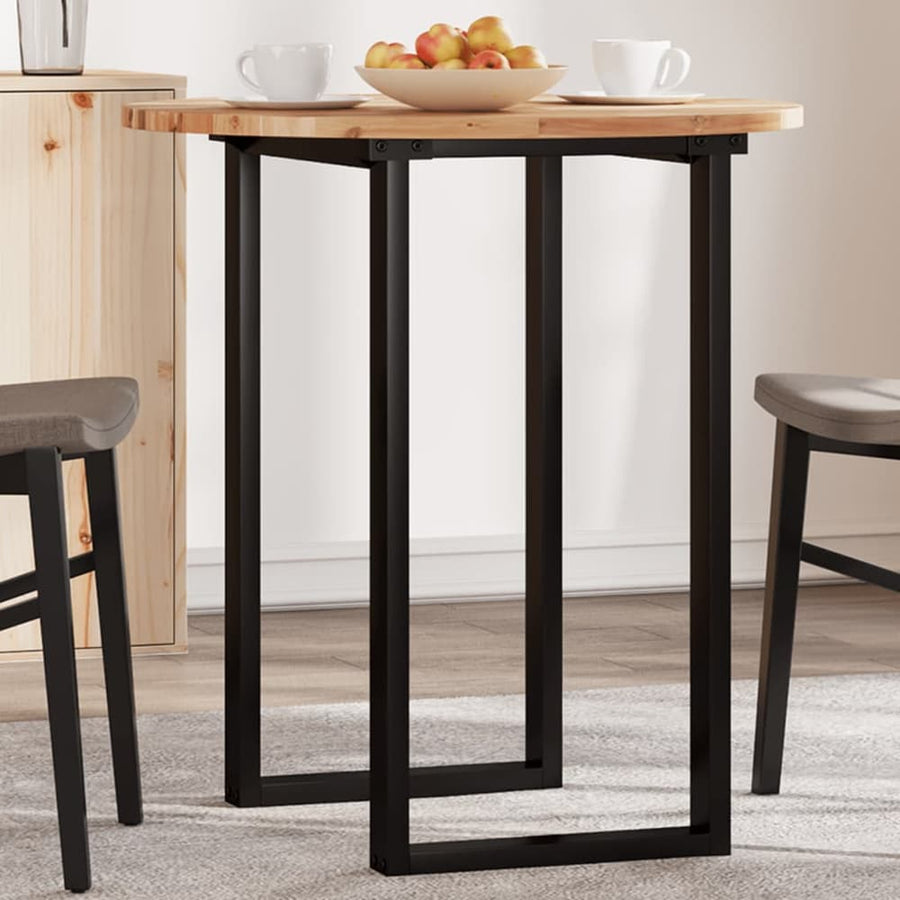Table Top Round Solid Wood Acacia