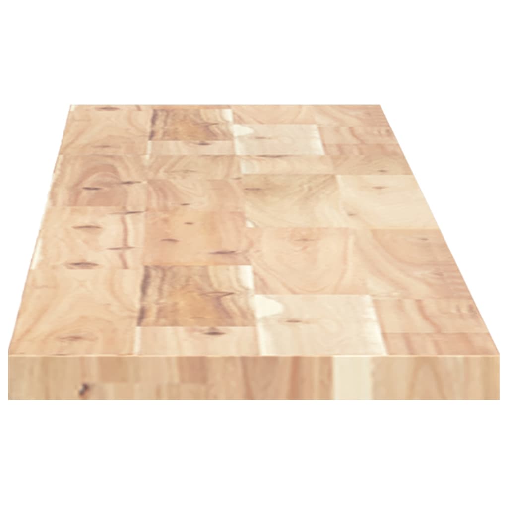 vidaXL Table Top 120x20x2 cm Rectangular Solid Wood Acacia 6