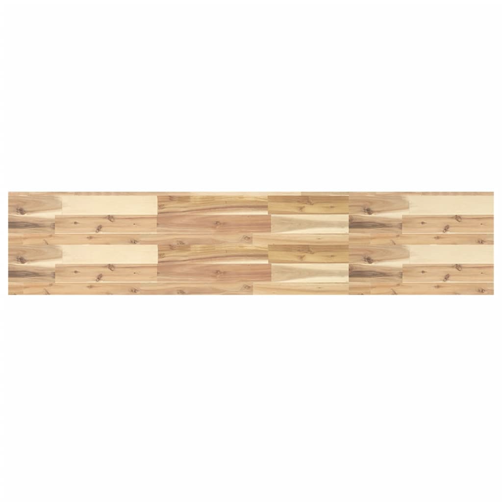 vidaXL Table Top 140x30x4 cm Rectangular Solid Wood Acacia 2