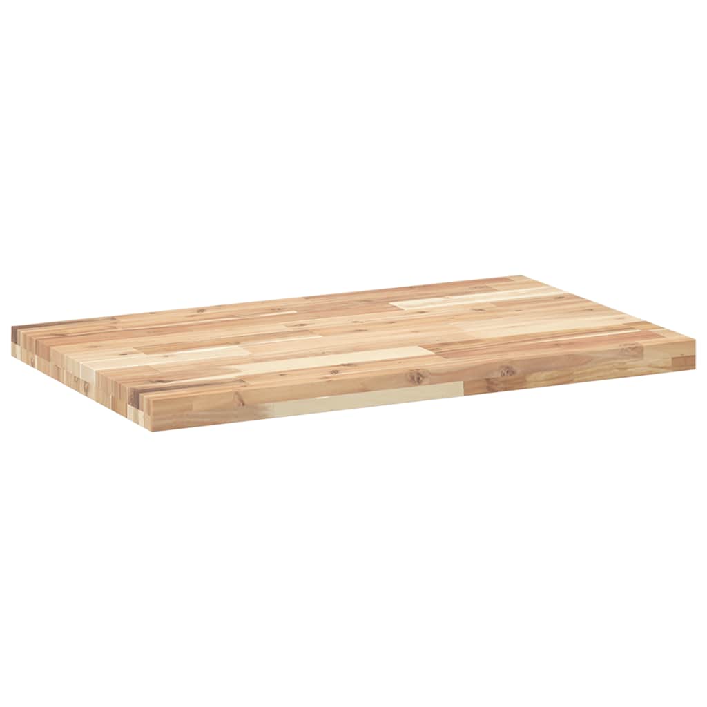 vidaXL Table Top Rectangular 80x50x4 cm Solid Wood Acacia 6