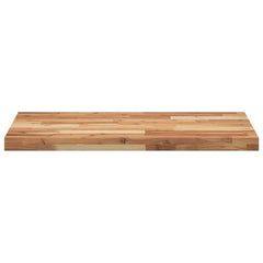 Table Top Rectangular Solid Wood Acacia Oil Finished Height 4 cm 100 cm 50 cm