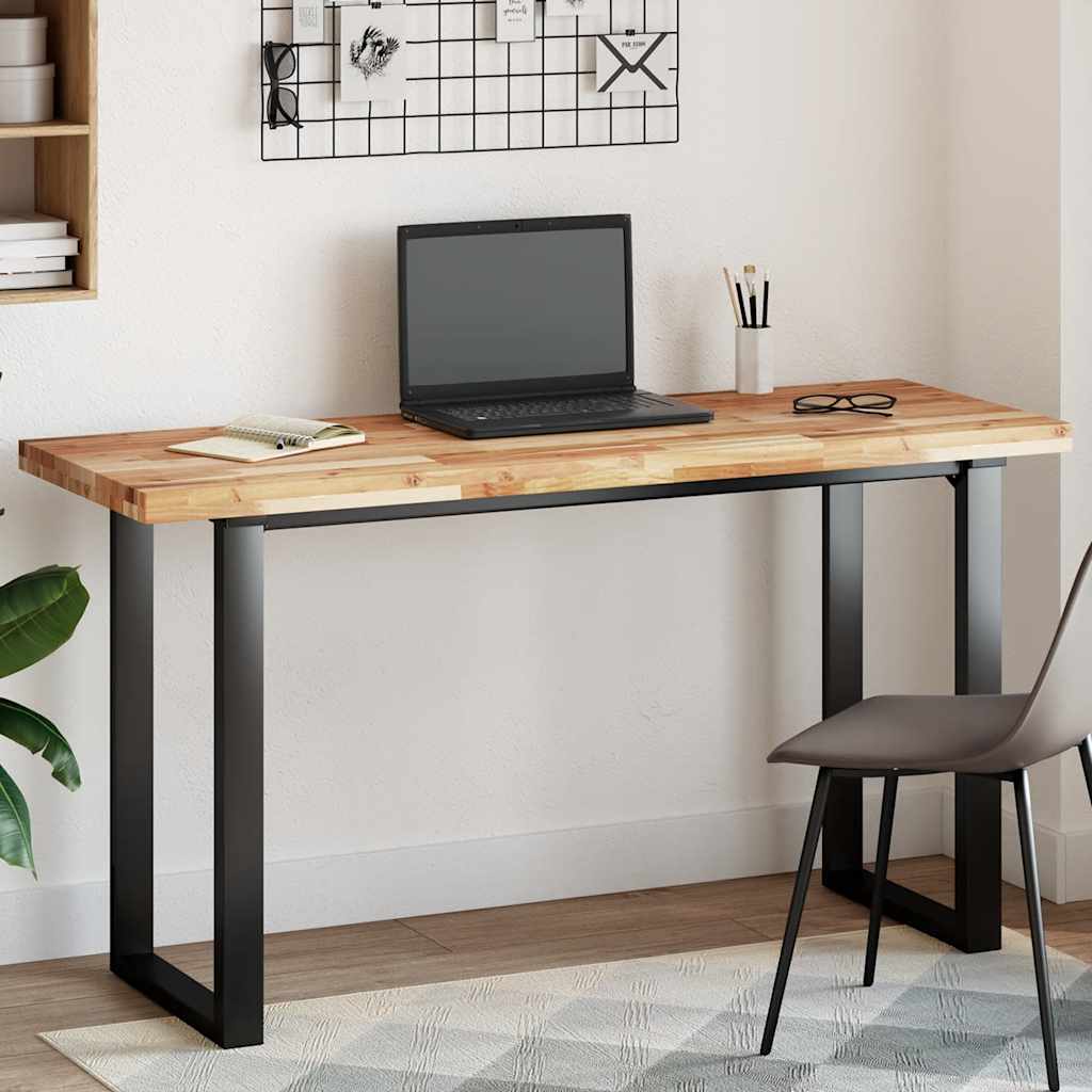 Table Top Rectangular Solid Wood Acacia Oil Finished Height 4 cm 120 cm 50 cm
