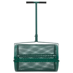 vidaXL Compost Spreader 75L Green Ø40x60 cm Steel 2