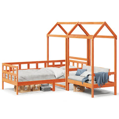 Day Bed Set with Roof without Mattress 90 x 200 cm