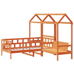 Day Bed Set with Roof without Mattress 90 x 200 cm