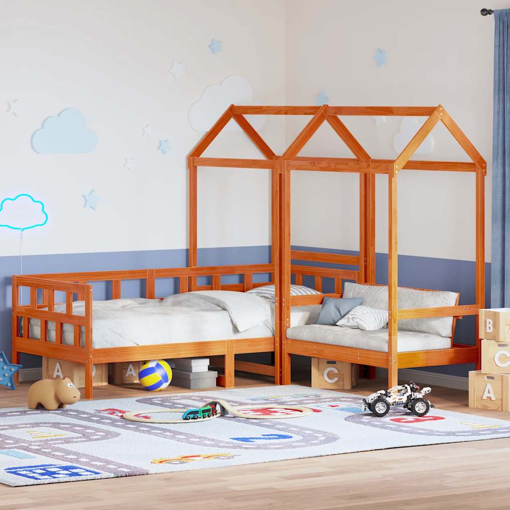 Day Bed Set with Roof without Mattress 80 x 200 cm