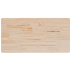 vidaXL Table Tops 2 pcs 80x40x1.7 cm Rectangular Solid Wood Pine 3