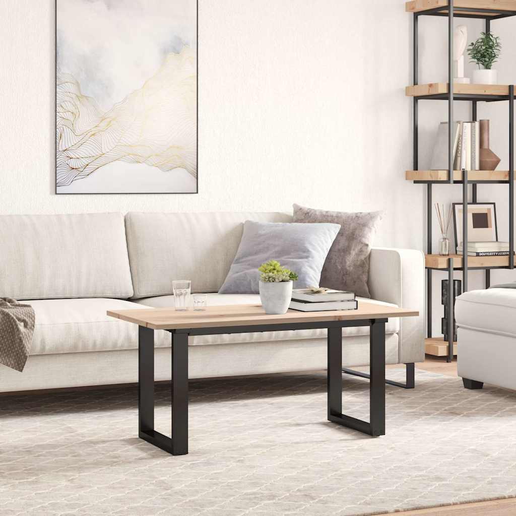 vidaXL Table Top 100x50x1.7 cm Rectangular Solid Wood Pine 3