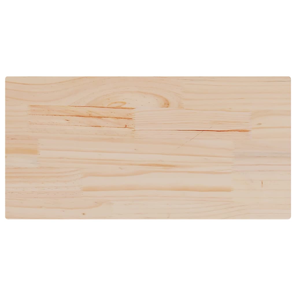 vidaXL Table Tops 2 pcs 70x35x2.5 cm Rectangular Solid Wood Pine 3