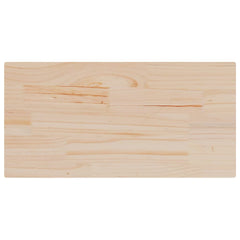 vidaXL Table Tops 2 pcs 70x35x2.5 cm Rectangular Solid Wood Pine 3