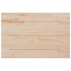 vidaXL Table Top 80x50x2.5 cm Rectangular Solid Wood Pine 6