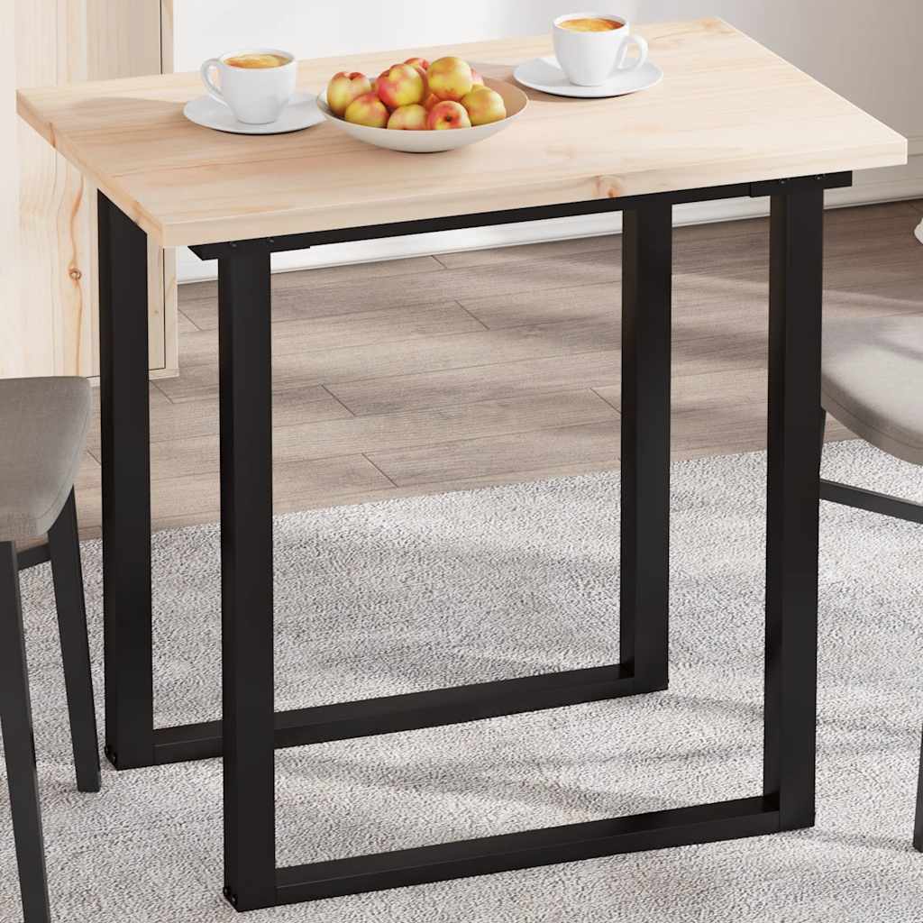 vidaXL Table Top 80x50x2.5 cm Rectangular Solid Wood Pine 1