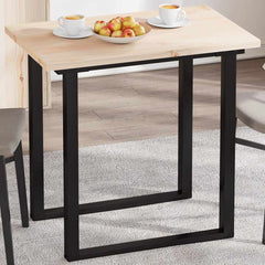 vidaXL Table Top 80x50x2.5 cm Rectangular Solid Wood Pine 1