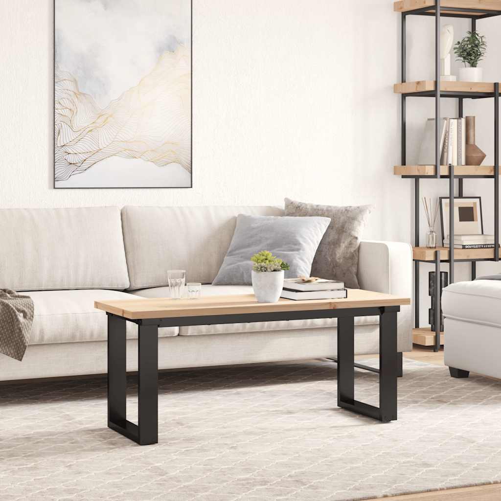 vidaXL Table Top 110x40x2.5 cm Rectangular Solid Wood Pine 3