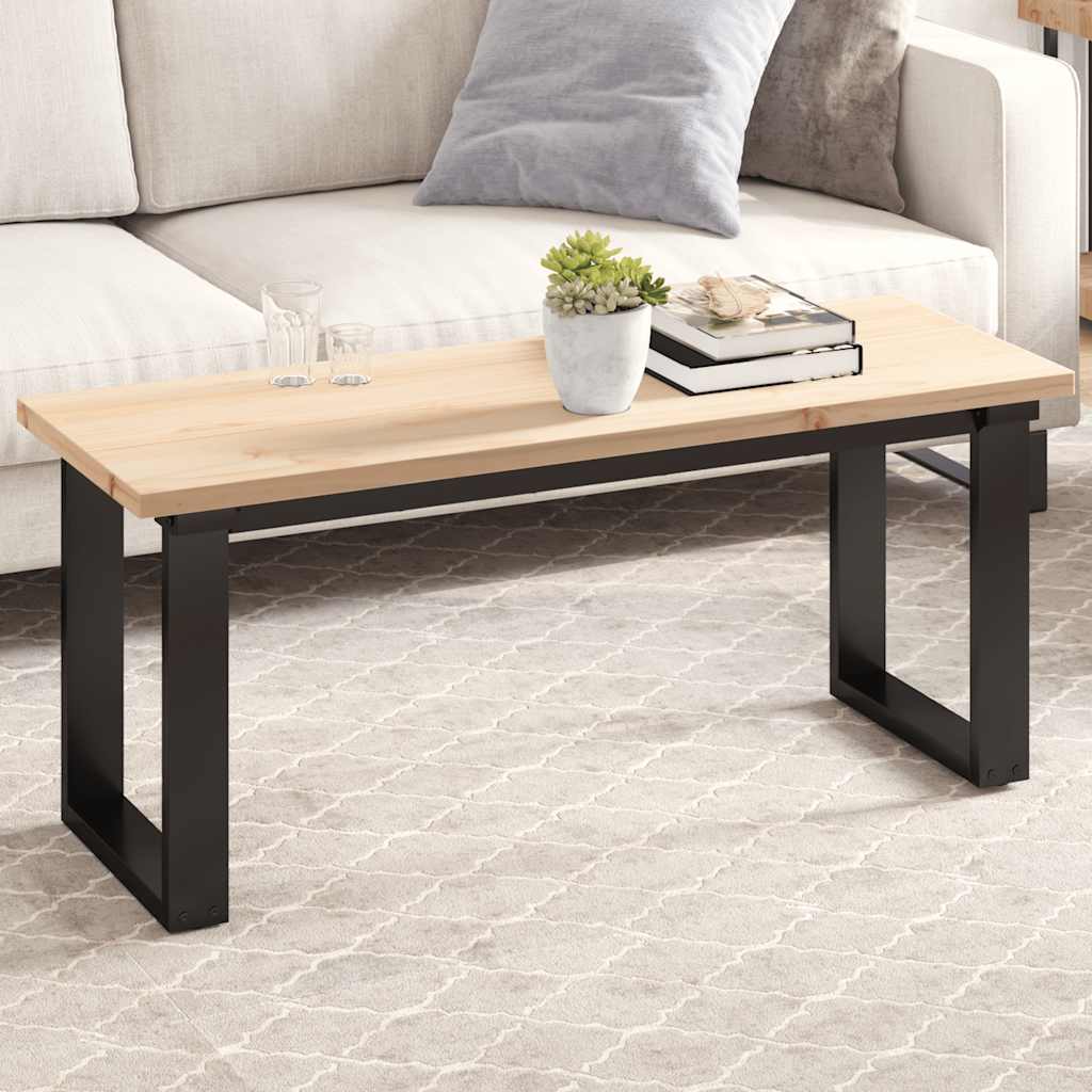 vidaXL Table Top 110x40x2.5 cm Rectangular Solid Wood Pine 1