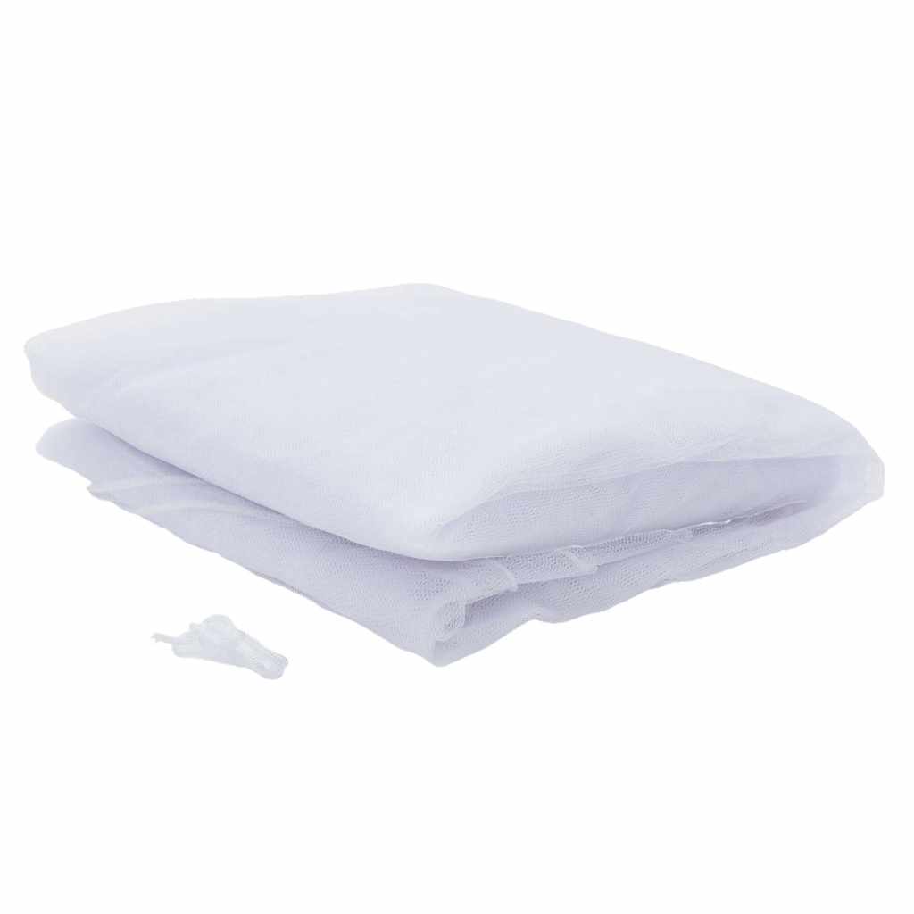 vidaXL Garden Mosquito Net Rectangular 220 mesh White Polyester 3
