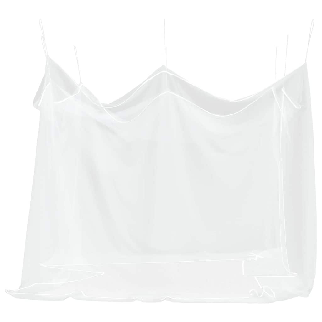 vidaXL Garden Mosquito Net Rectangular 220 mesh White Polyester 6