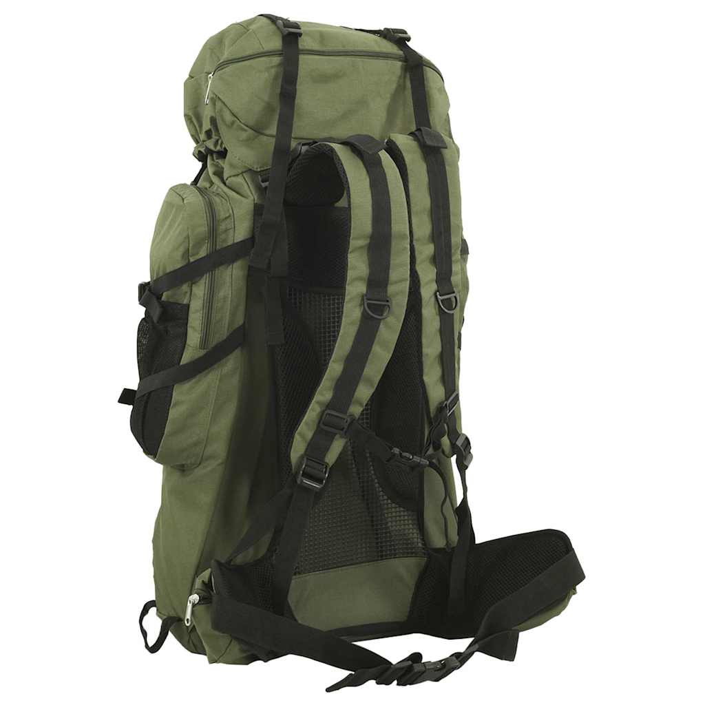 Hiking Backpack Oxford Fabric Green 60 l