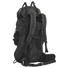vidaXL Hiking Backpack Black 80 L Oxford Fabric 3