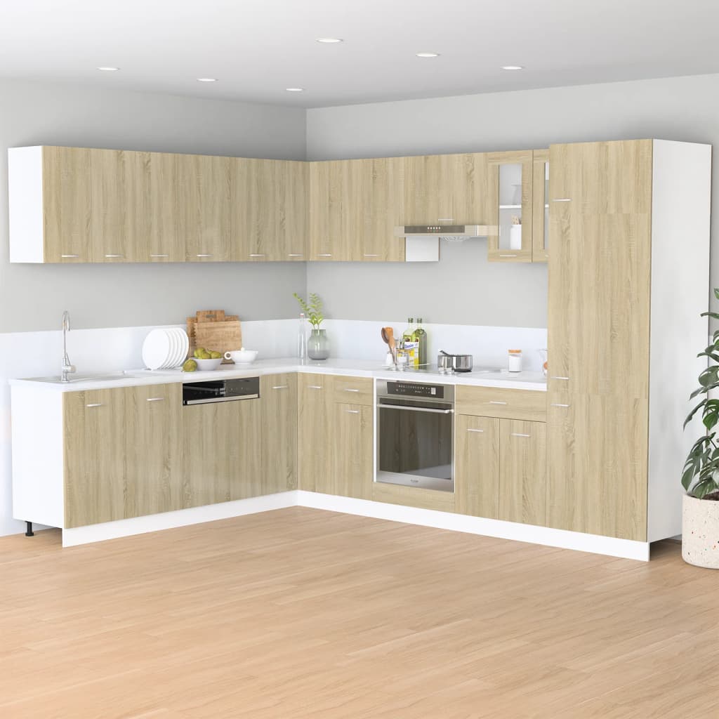 vidaXL Drawer Bottom Cabinet Lyon Sonoma Oak 40x46x81.5 cm Engineered Wood 3