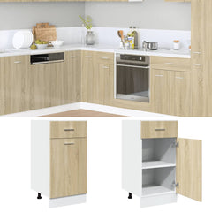 vidaXL Drawer Bottom Cabinet Lyon Sonoma Oak 40x46x81.5 cm Engineered Wood 1