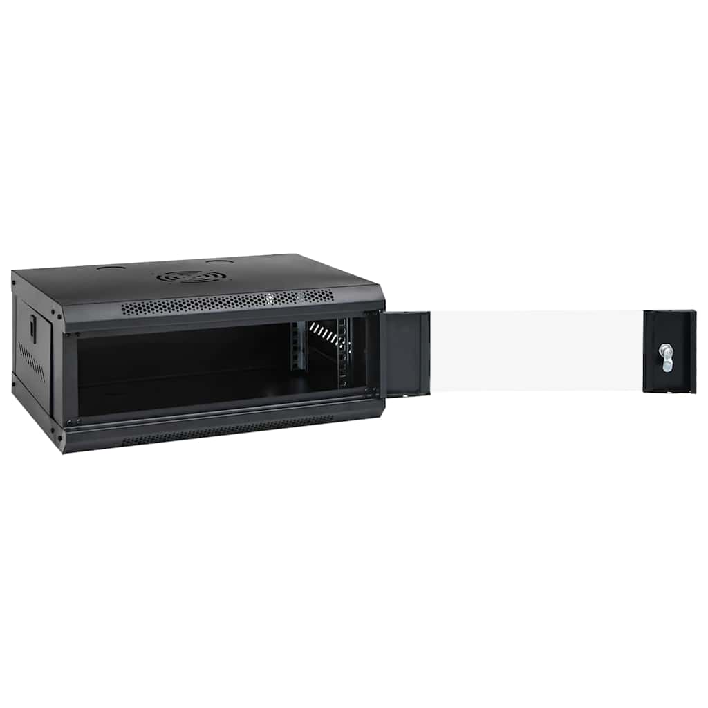 vidaXL 4U Wall Mounted Network Cabinet 19" IP20 53x40x21 cm 2