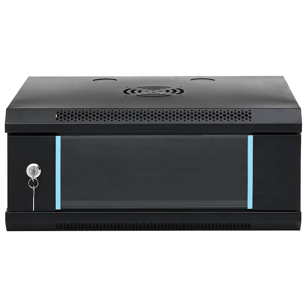 vidaXL 4U Wall Mounted Network Cabinet 19" IP20 53x40x21 cm 3