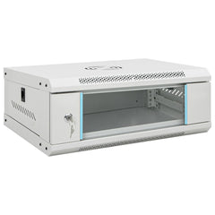 vidaXL 4U Wall Mounted Network Cabinet 19" IP20 53x40x21 cm 1