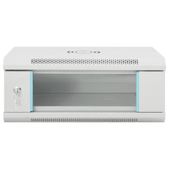 vidaXL 4U Wall Mounted Network Cabinet 19" IP20 53x40x21 cm 3