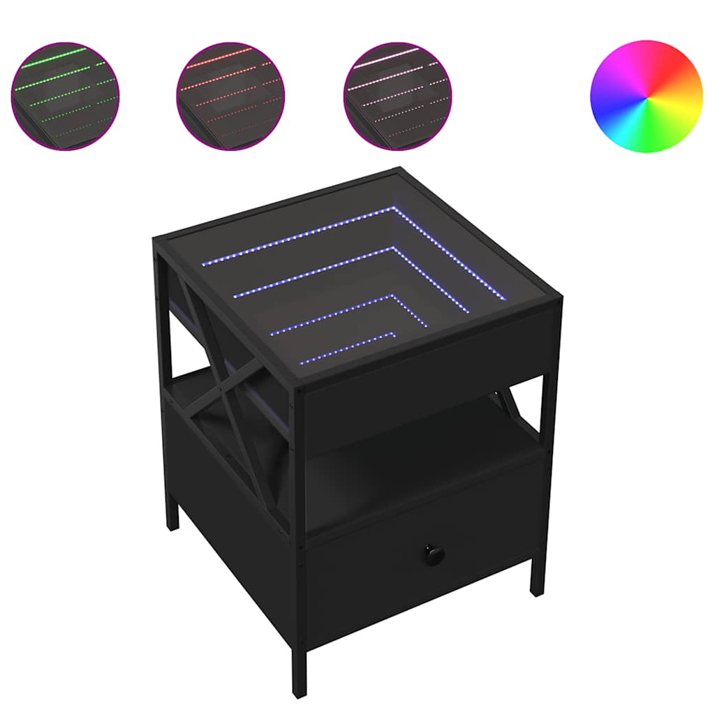 Coffee Table with Infinity LED
