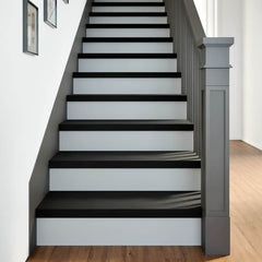 Stair Treads Brown Black Solid Wood Oak