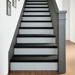 Stair Treads Brown Black Solid Wood Oak