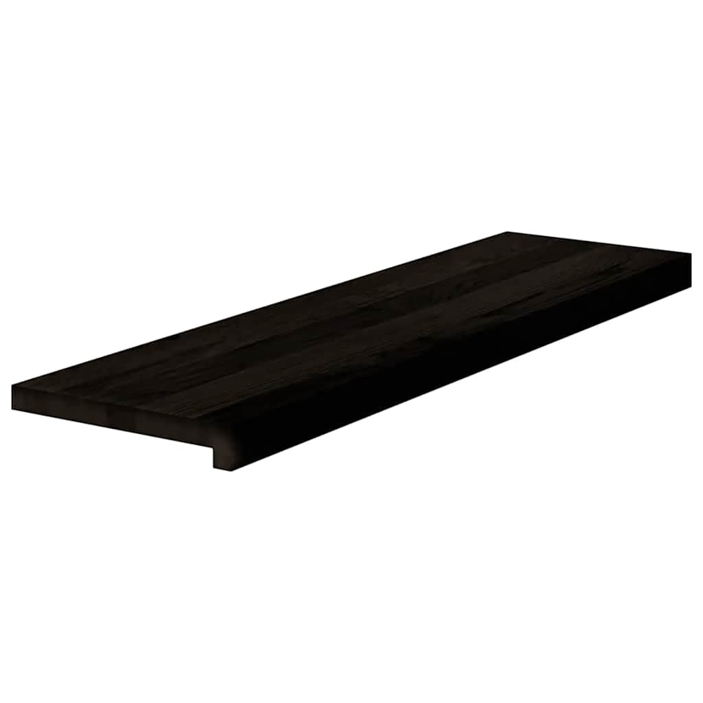 vidaXL Stair Treads 16 pcs Brown Black 90x30x2 cm Solid Wood Oak 3