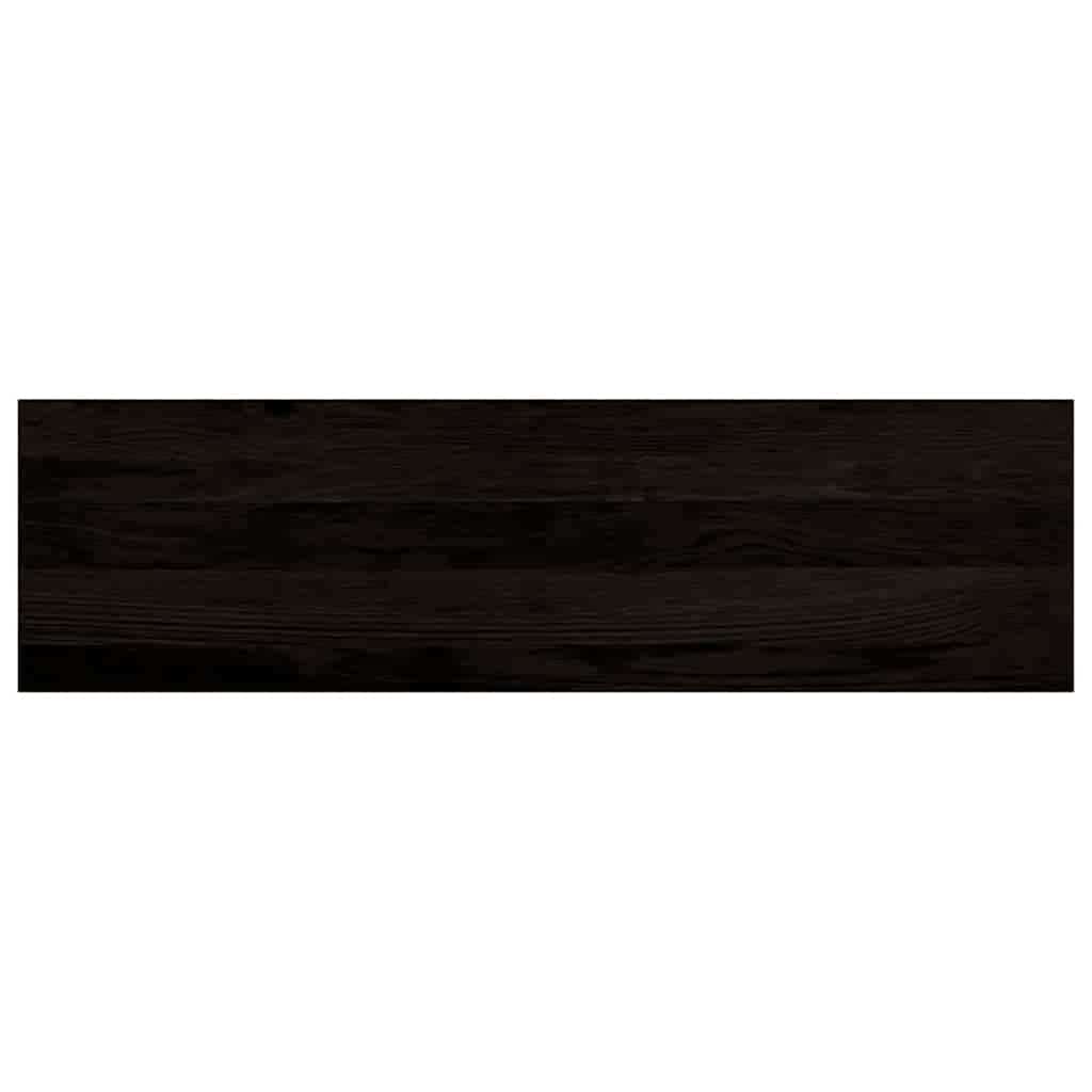 vidaXL Stair Treads 16 pcs Brown Black 90x30x2 cm Solid Wood Oak 4