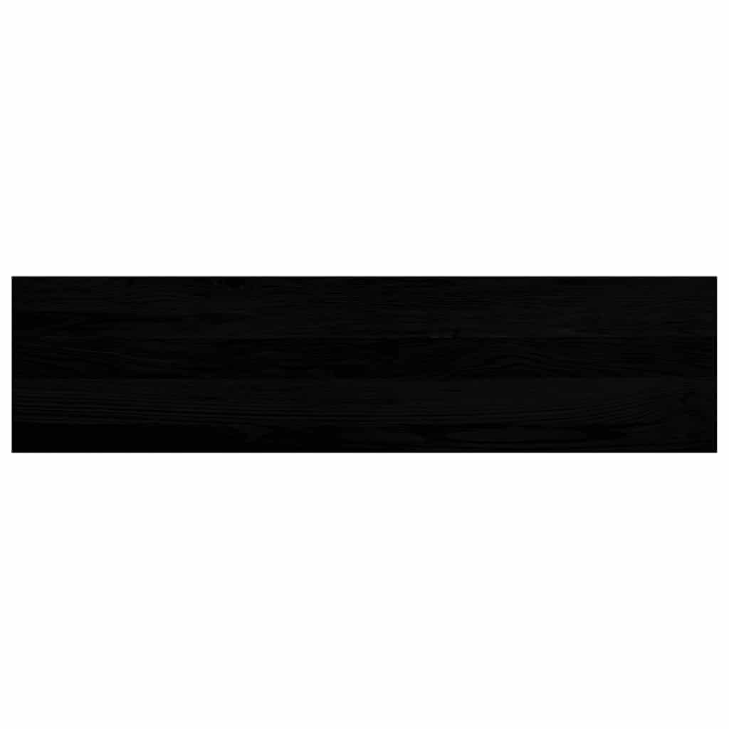 vidaXL Stair Treads 20 pcs Brown Black 100x25x2 cm Solid Wood Oak 4
