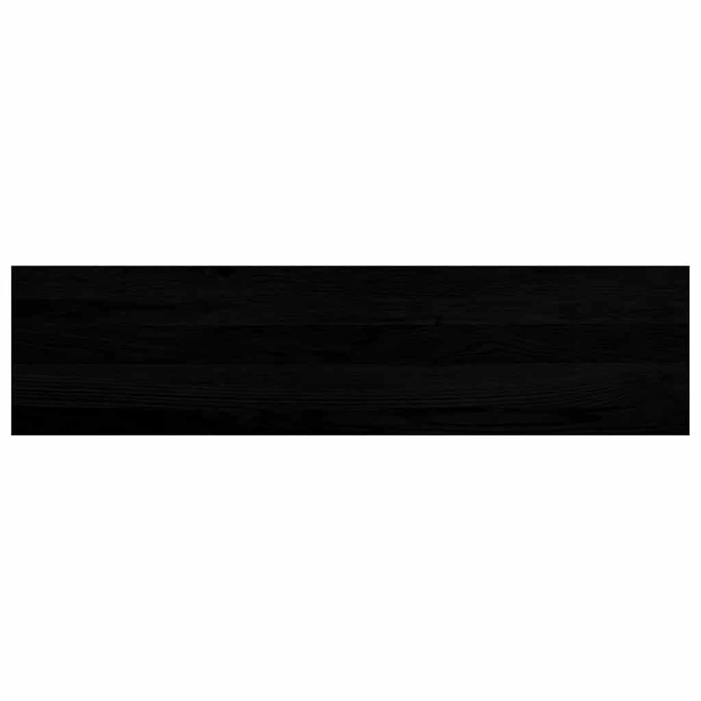 vidaXL Stair Treads 20 pcs Brown Black 100x30x2 cm Solid Wood Oak 4