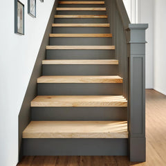 vidaXL Stair Treads 2 pcs Untreated 80x25x2 cm Solid Wood Oak 1