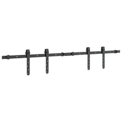 vidaXL Sliding Cabinet Door Kit 122 cm Carbon Steel 5