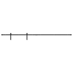 vidaXL Sliding Cabinet Door Kit 213 cm Carbon Steel 2