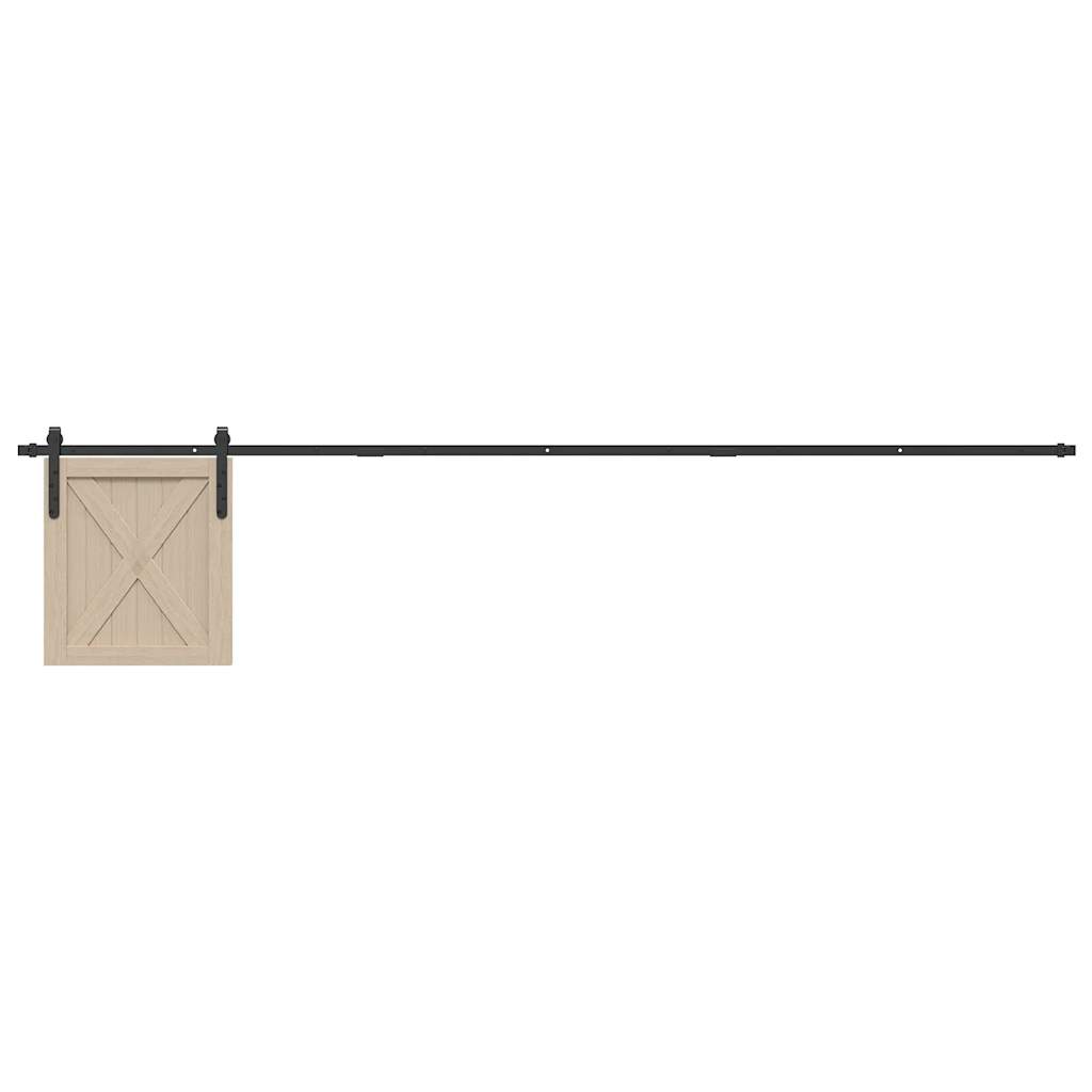 vidaXL Sliding Cabinet Door Kit 244 cm Carbon Steel 1