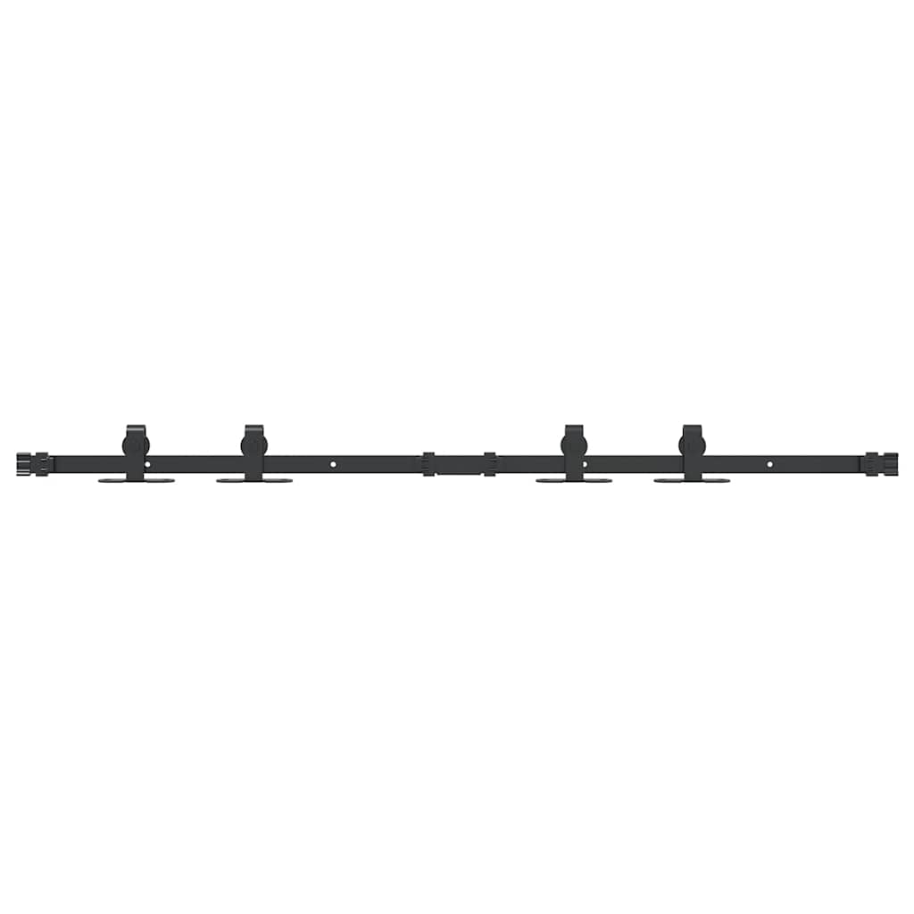 vidaXL Sliding Cabinet Door Kit 122 cm Carbon Steel 2