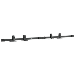 vidaXL Sliding Cabinet Door Kit 122 cm Carbon Steel 5