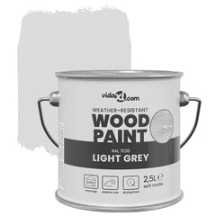 vidaXL Wood Paint Grey 2.5 L Wall Print 5