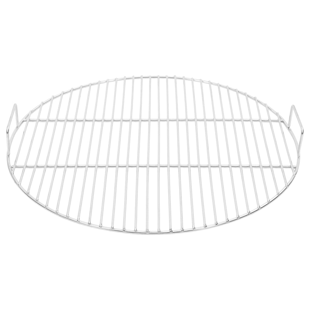 vidaXL BBQ Grill Grate with Handles Round Ø54 cm 304 Stainless Steel 2