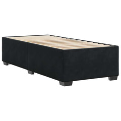 Bed Frame without Mattress Single Velvet Black 3FT Single